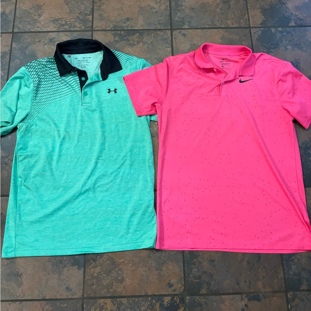 🐝Under Armour and Nike  Polo Shirts